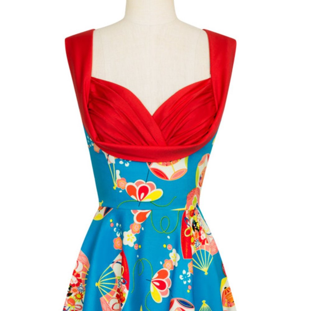 Trashy Diva Geisha Fans Honey Dress size 8